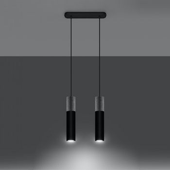 Regleta de techo borgio (2 luces)