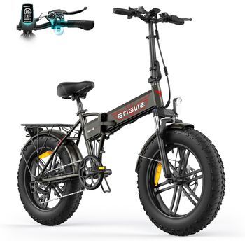 Bicicleta Eléctrica Plegable Engwe Ep-2 Boost Con Batería Extraíble De 48 V Y 13 Ah,marrón