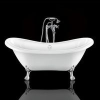banera con patas darlington  175 cm patas leon cromadas