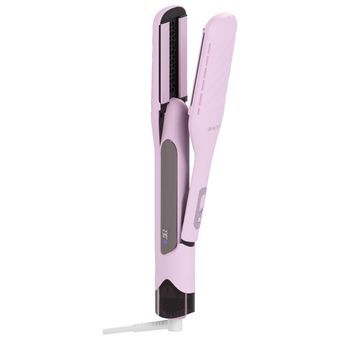 Beautifly Plancha De Pelo Dualperfection Air Styler Rosa Con Pantalla Lcd Y Acero Inoxidable