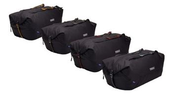 Juego de cuatro bolsas thule gopack duffel set 300l  4x75l  negro