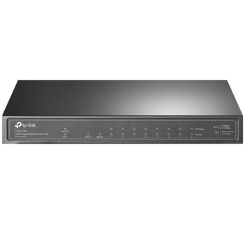 10-PORT 1G POE+ SWITCH 63W POE POWER STEEL CASE IN