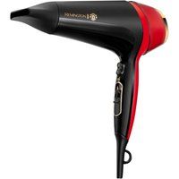 thermacare pro 2400 manchester united edition hair dryer - black  red black