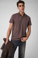 polo de punto con media cremallera