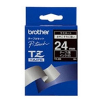 Cinta para Impresora de Etiquetas Brother Gloss Laminated 24mm White/Black TZ 8m