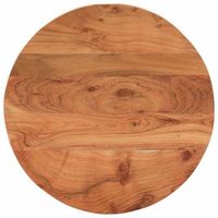 tablero de mesa redondo madera maciza de acacia o50x38 cm vidaxl