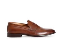 mocasines de piel para hombre brown