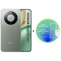 honor magic8 lite 5g 8gb 512gb 679 verde  cargador 66w  funda transparente