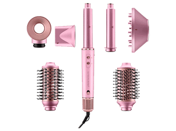 Moldeador - Ufesa La Vecina Rubia, Tecnología iónica, Secador, 3 Niveles calor + Frío, Edición Limitada, Rosa