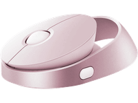 raton inalambrico - rapoo ralemo air 1 silecioso hasta 10 m bluetooth 50 30 plug  play 1600 ppp rosa