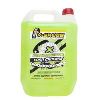 x-sauce  desengrasante para cadenas de bicicleta 5l - desengrasanteespecifico para uso en cadenas y transmisiones de bicicletas de alta eficacia