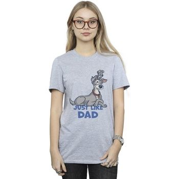 Disney Camiseta Lady And The Tramp Just Like Dad para mujer