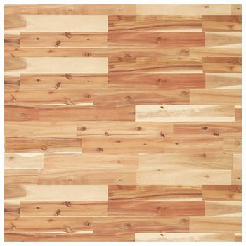 Tablero De Mesa Cuadrado Madera Maciza Acacia 80x80x4 Cm Vidaxl