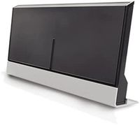 one for all - antena de tv interior amplificada - recibe tdt en un rango de 25km - antena full hd tv digital - incluye cable coaxial de alto rendimiento - vhfuhf - filtro 3g4g5g - negra - sv9385