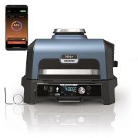 ninja woodfire pro connect xl barbacoa electrica con ahumador y sensor digital 1700w