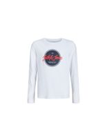 camiseta jack and jones jjurban ls crew neck white infantil