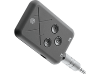 transmisor y receptor audio - cellularline music sound bt 2 en 1 bluetooth audiojack 35 mm negro