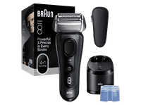 afeitadora - braun electrica series 8 8663cc sensoadapt 60 min autonomia centro smartcare afeitado en seco y mojado gris