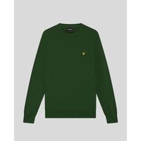 lyle  scott jersey kn2110vc merino crew-y295 clover green para hombre