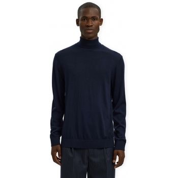 Selected Jersey Noos Tray Roll Neck Knit- Navy Blazer para hombre