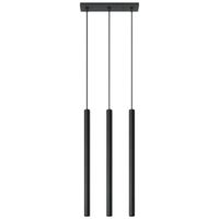lampara colgante vacu negro 3 luces