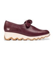 wonders para mujer c-7611 zapatos de piel simon 11 granate 41 plano cordones casual