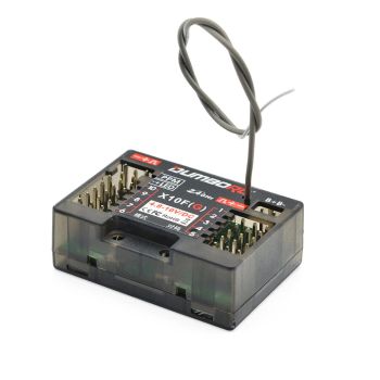 Receptor Dumborc P10F/P10FG de 2.4GHz y 10CH,salida PPM,giroscopio incorporado para transmisor de radio X6 X6PM DDF-350,