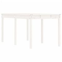 mesa de jardin  mesa de exterior madera maciza pino blanco 1595x825x76 cm