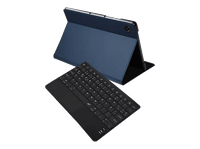 funda tablet - silver ht tab a11 para samsung galaxy incluye teclado multiangulo water resistant azul