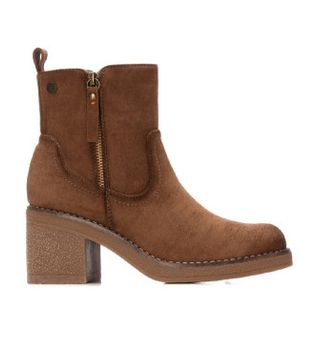 Refresh para mujer. 17303801-TAUPE Botines 173038 marrón (40), 5 a 8cm, Cremallera, Casual
