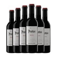 protos vino tinto ribera crianza media botella 37 cl 135 vol pack de 6 unidades