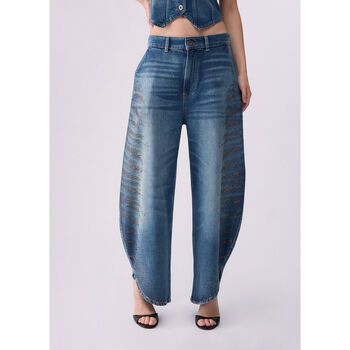 Liu Jo Jeans Jeans balloon con micro-strass para mujer