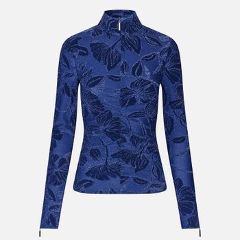 Stine Goya Gathered Lurex Jersey Top - L