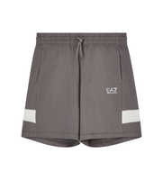 ea7 para hombre 7m001279af12681 pantalon corto core identity gris m casual algodon