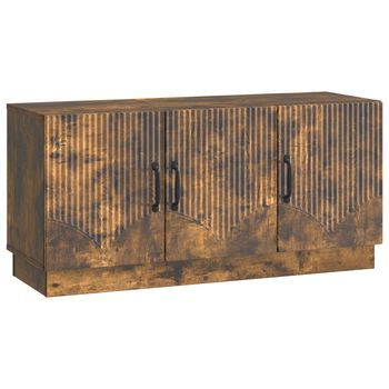 Mueble De Tv Roble Ahumado 99 X 34,5 X 47 Cm Vidaxl