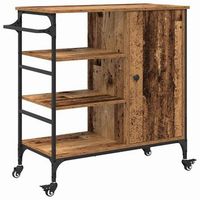 carro de cocina madera vieja 875 x 39 x 845 cm vidaxl