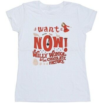 Willy Wonka Camiseta Verruca Salt I Want It Now para mujer