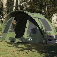 tienda de pesca - tienda campana 2 personas - poliester - verde oliva 330x315x176cm