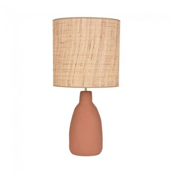 Lampara de mesa portinatx l terracota