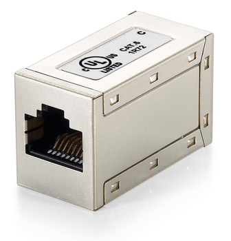 ADAPTADOR RJ45 EQUIP CAT.6 APANTALLADO HEMBRA HEMBRA