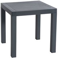 mesa auxiliar ocean plastico gris oscuro 45x45x45 cm clp