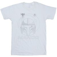 disney camiseta manga larga the mandalorian para nina