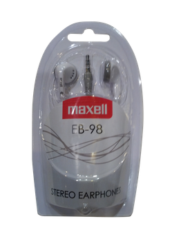 Maxell M500 - Auriculares de botón, Color Blanco