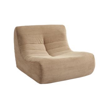 Módulo Para Sofá Modular De Pana , Beige Oscuro