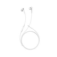auriculares baseus encok hz19 con cable jack 35 mm para uso diario con microfono blancos