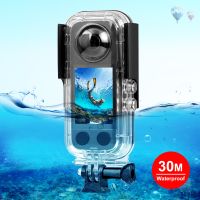carcasa de buceo puluz para insta360 x3 carcasa impermeable para buceo subacuatico de 30m accesorios para camara panoramica insta360 x3