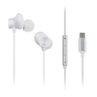 auriculares panasonic rp-tcm225dew con cable usb-c intraurales llamadasmusica blancos