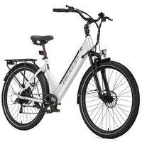 bicicleta electrica urbana bekup v28 28 522 wh autonomia de 75 km color plata