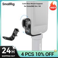 soporte de zapata fria smallrig para insta360 x4  x5 para transmisor dji mic 3 soporte ajustable de zapata fria solo 19g aluminio