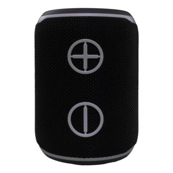 Altavoces White Shark portátiles inalámbricos 10W con LED multicolor y radio FM